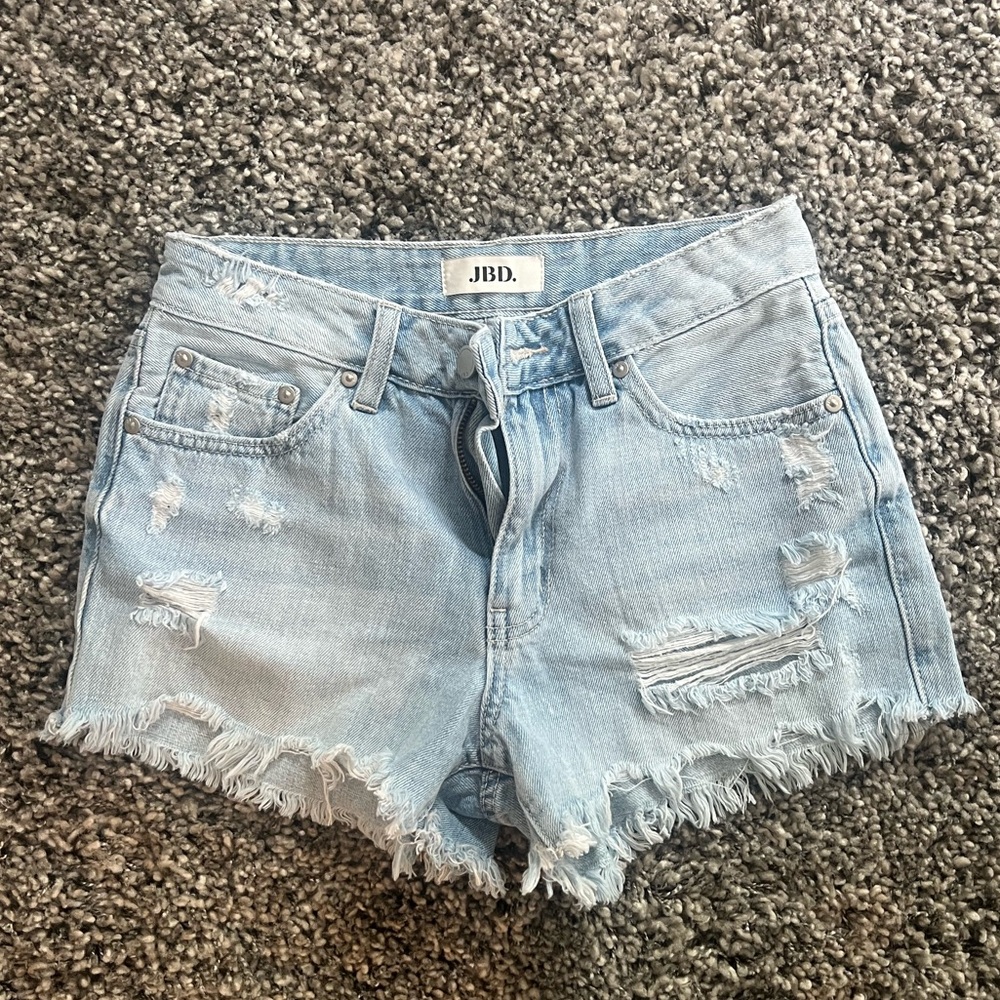 Just Black size XS denim shorts